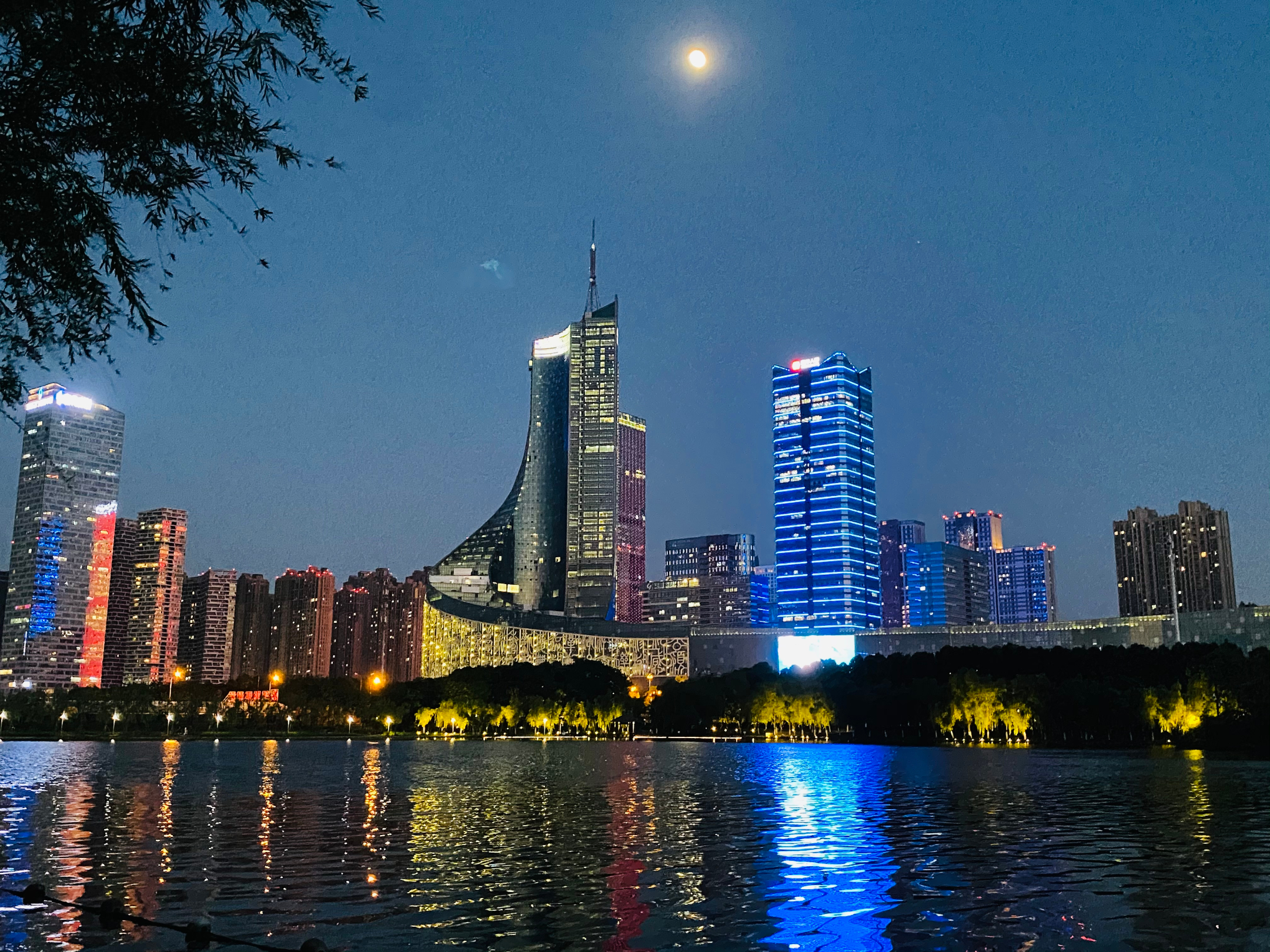 肥西夜景图片